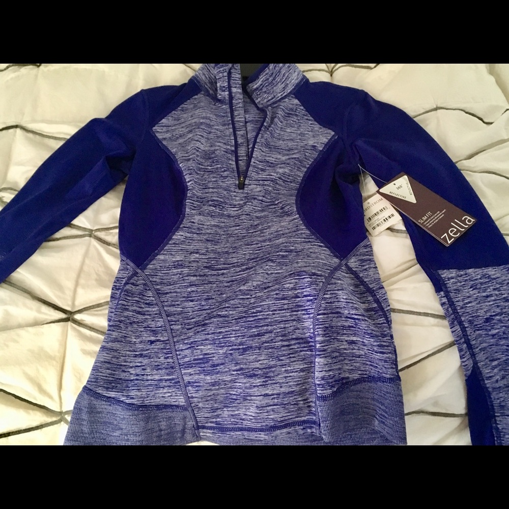 Zella long-sleeved half-zip athletic top